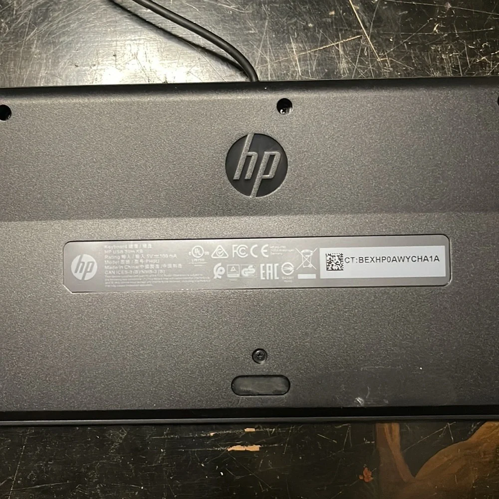 HP Hewlett Packard USB Business Slim KeyBoard